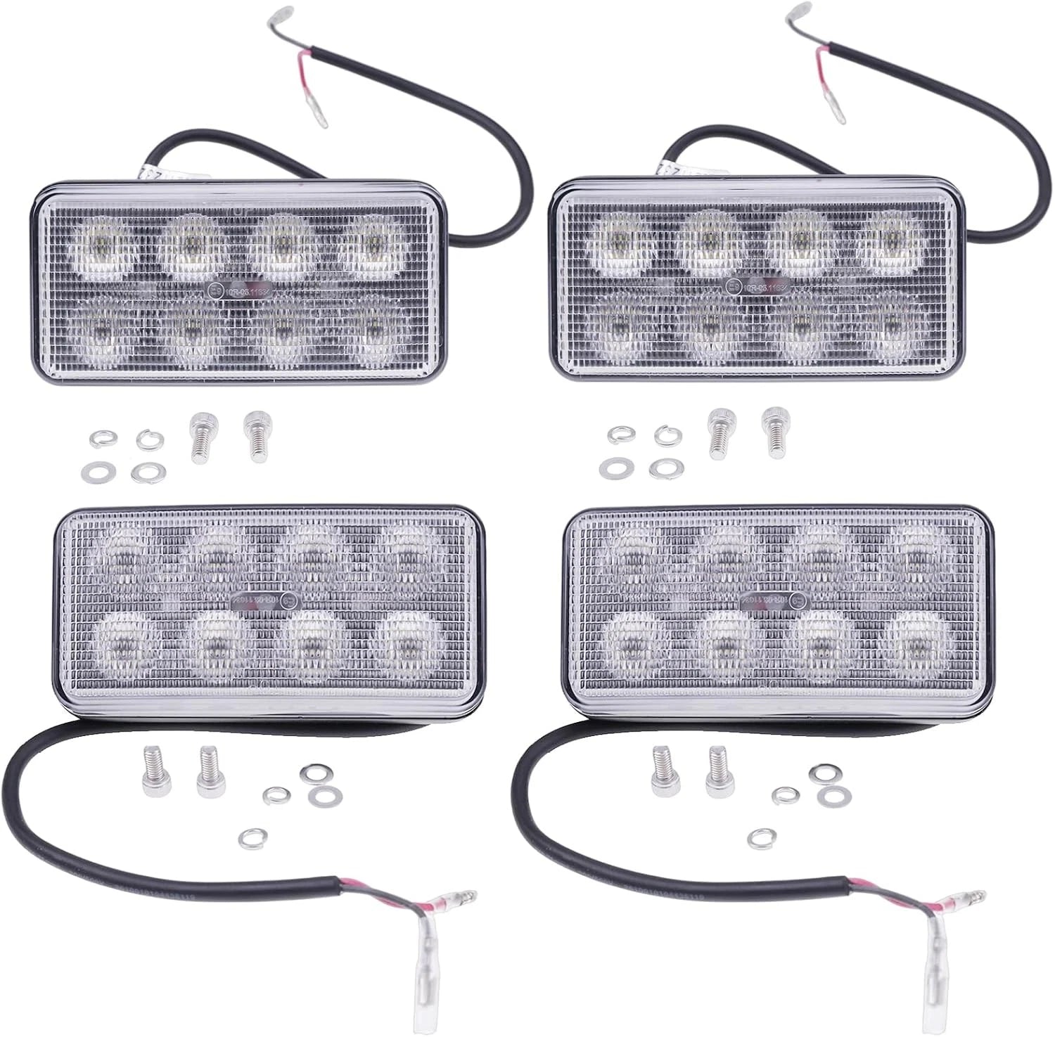 4X LED Work Light V0511-53510 for Kubota SVL65-2 SVL75-2 SVL90 (2015–2023)