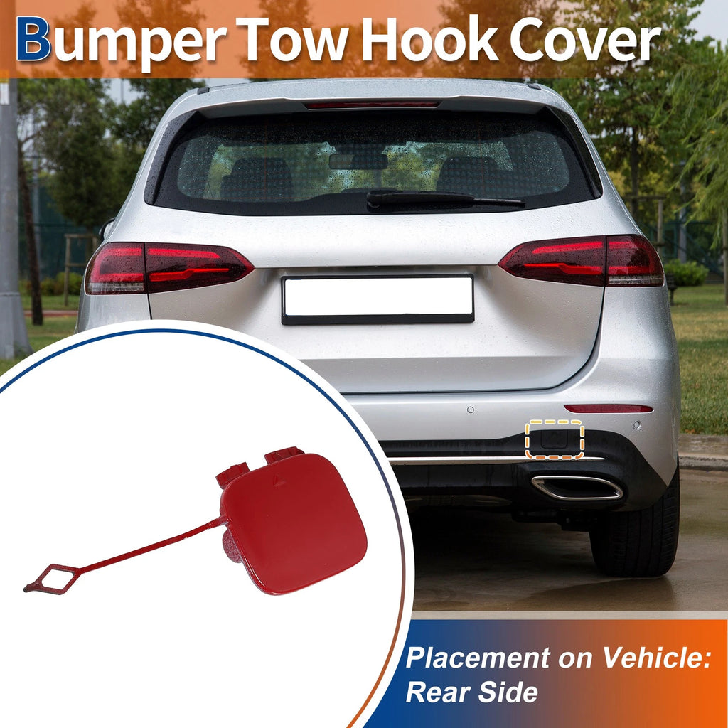 Tow Hook Cover for Mercedes-Benz B-Class W246 (2012–2019) No.A2468851422 Red