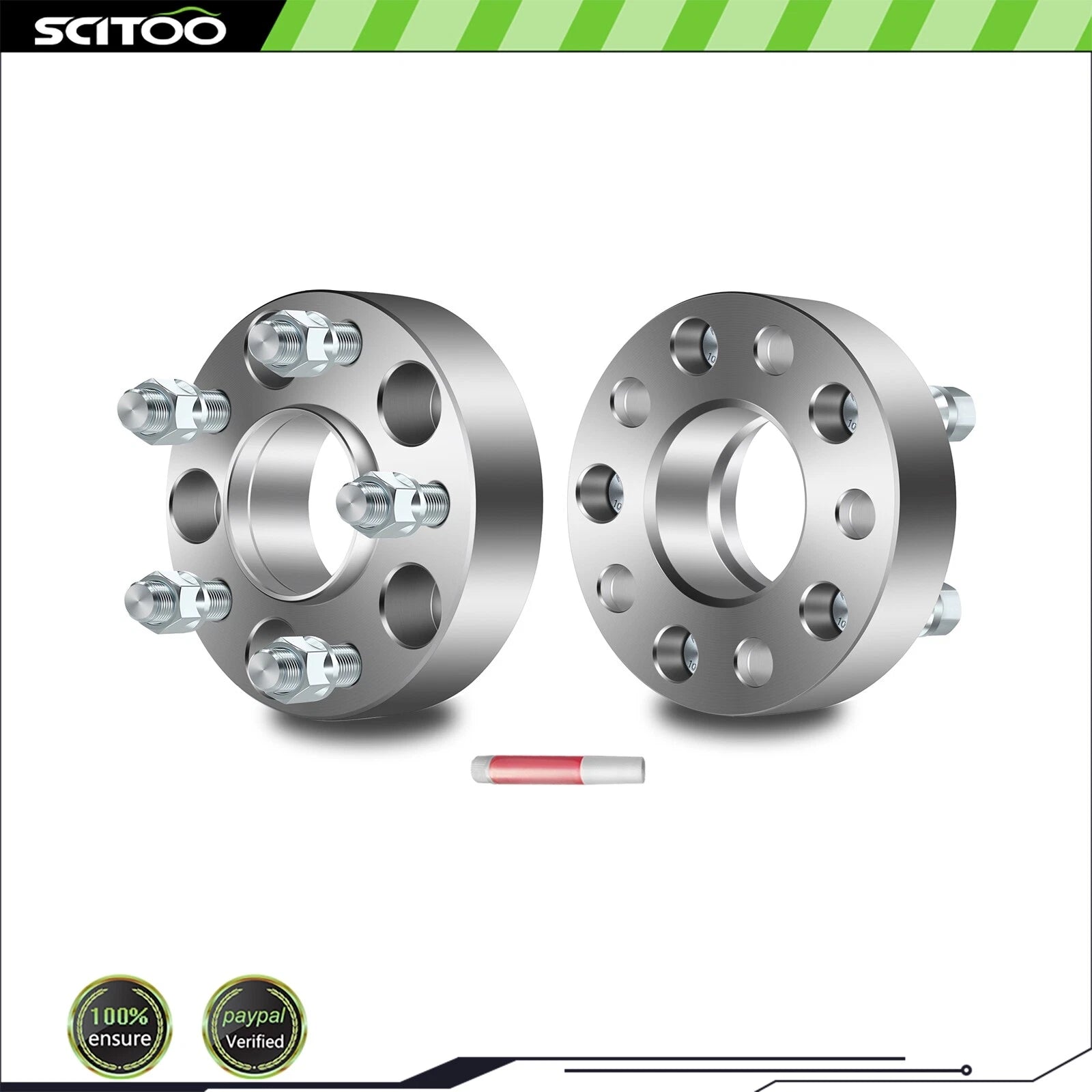 2X 1.5" Hubcentric Wheel Spacers for Chevy S10, Corvette, Blazer, GMC S15