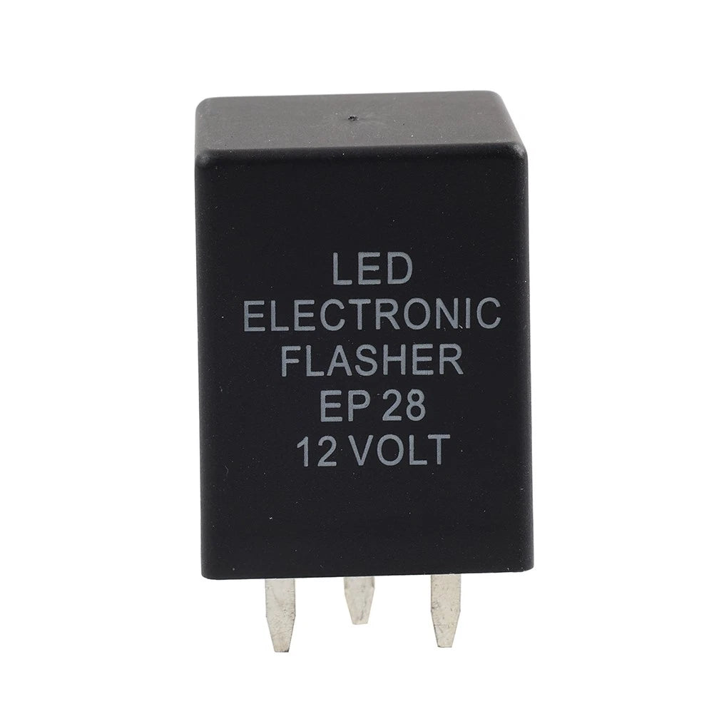 3-Pin EP28 Flasher Relay for Chevrolet (LED Turn Signal Bulbs)