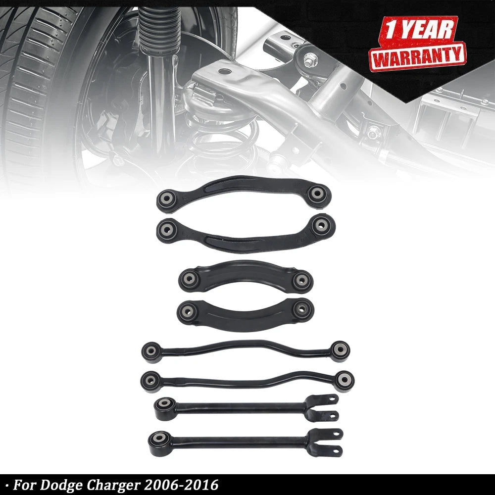 Set of 8 Rear Control Arms for Dodge Charger (2006–2016)