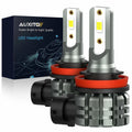 2X H11 H16 H8 LED Fog Driving Light Bulbs for Cars (6000K)