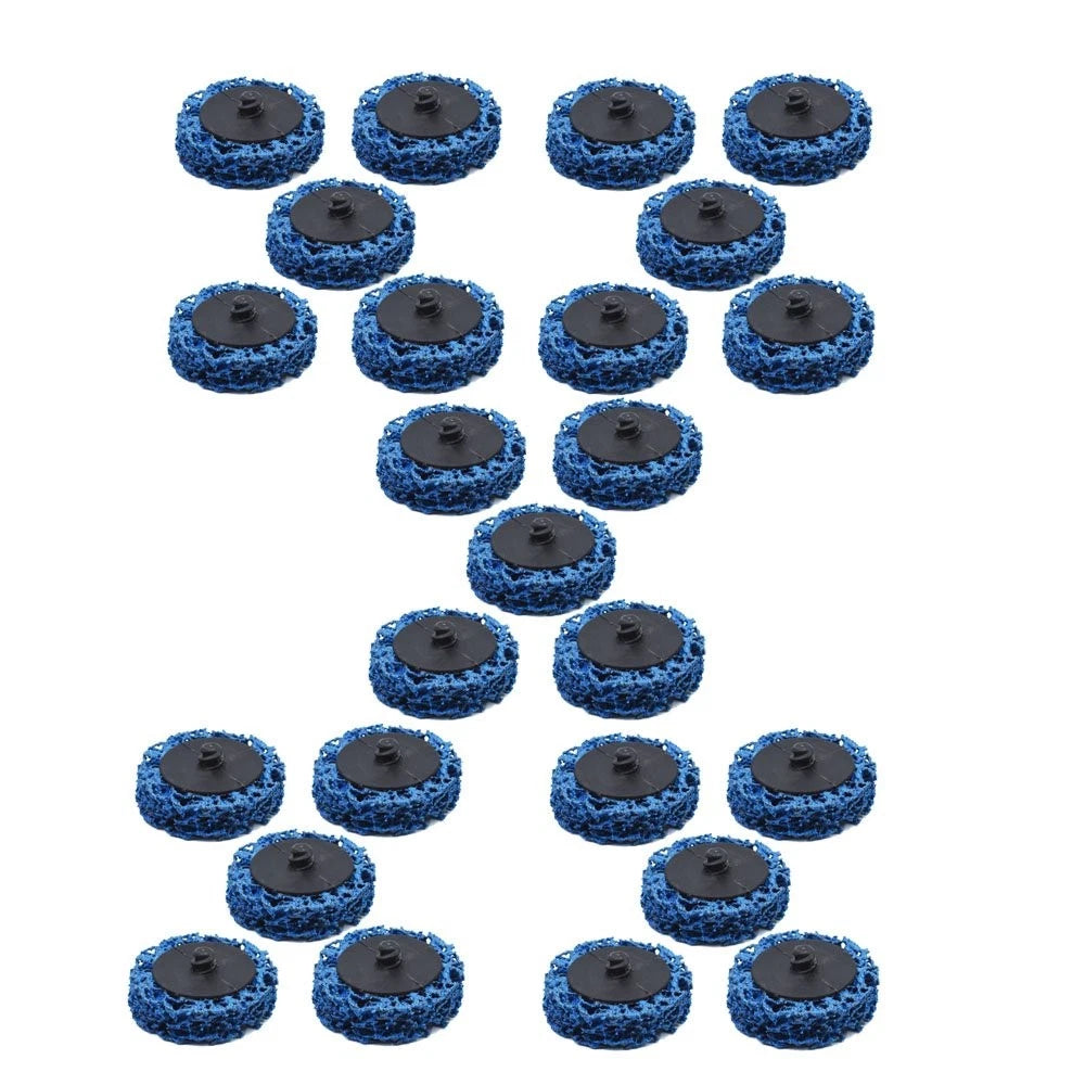 25 Pack 2" Quick Change Strip & Clean Discs for Automotive Paint Rust