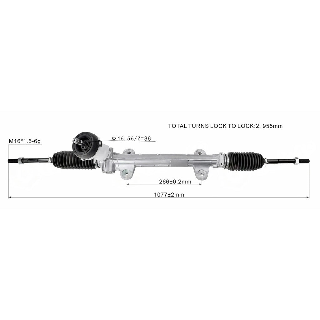 Power Steering Rack and Pinion Assembly for Hyundai Elantra (2013–2016)