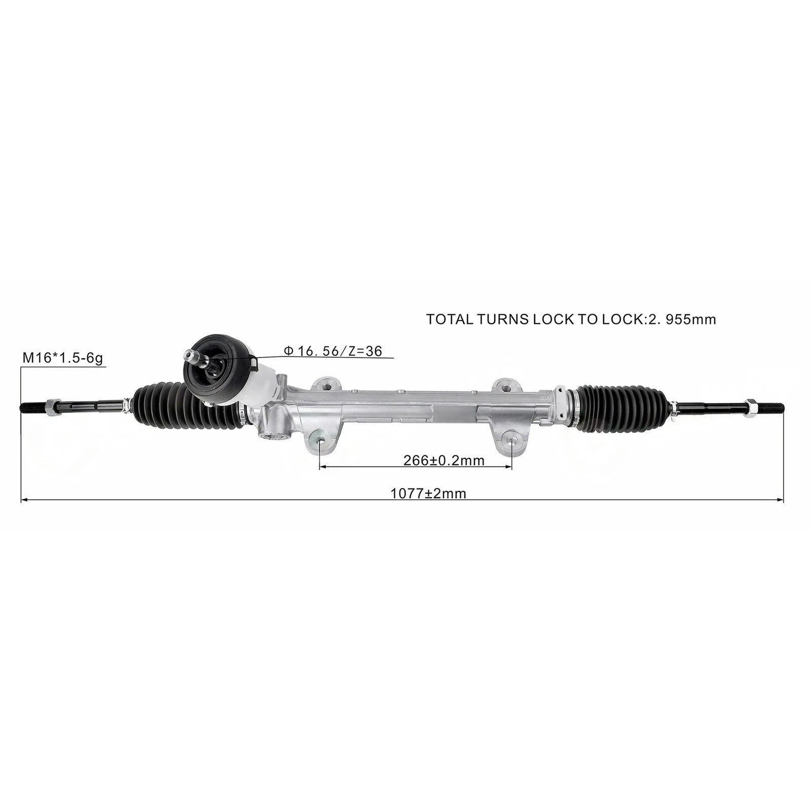 Power Steering Rack and Pinion Assembly for Hyundai Elantra (2013–2016)