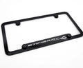 License Plate Frame Rear Black with Silver Chevy C8 Corvette Logo for Chevrolet Corvette (2020–2022)
