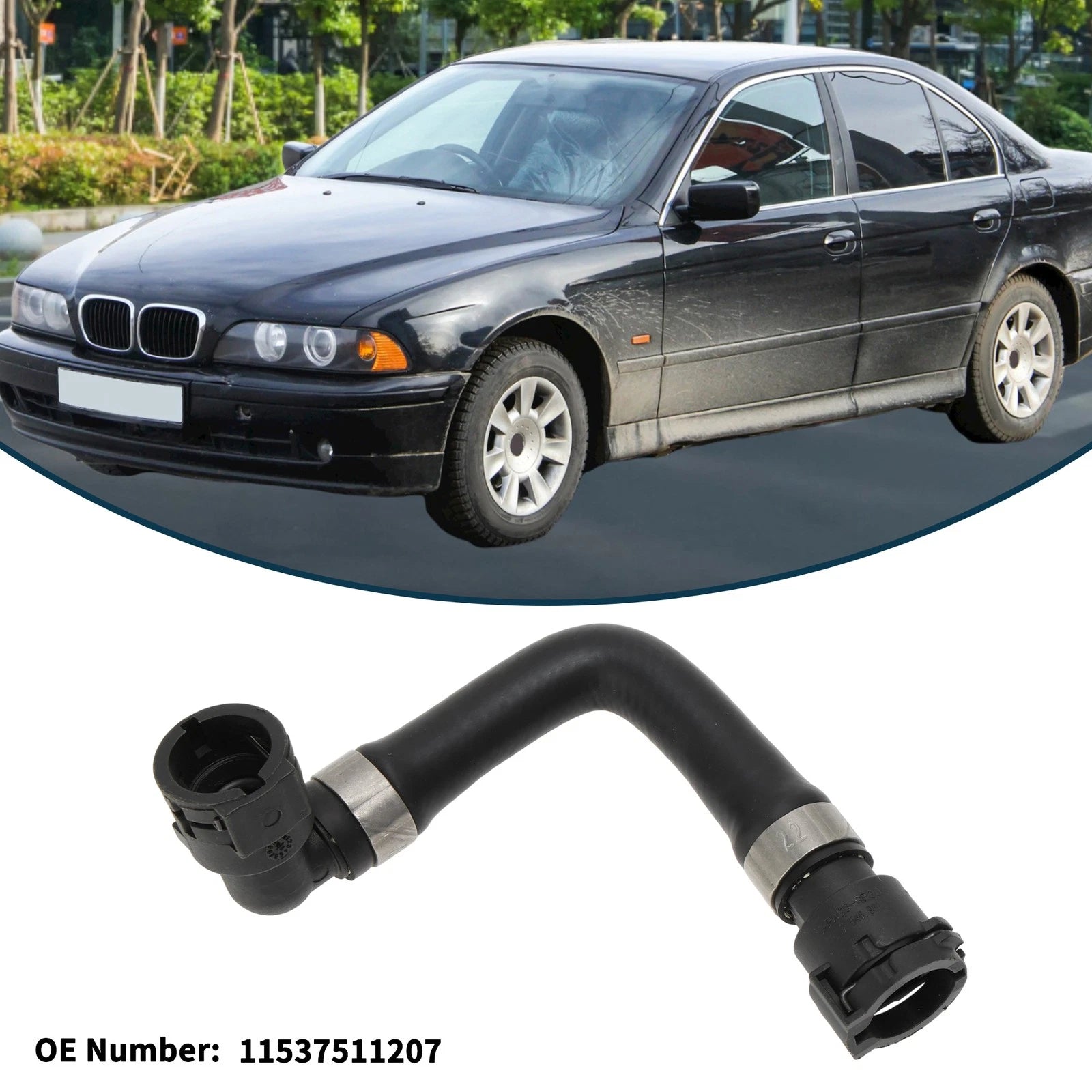 Radiator Hose No. 11537511207 for BMW 5 Series (E39) (1995–2003)