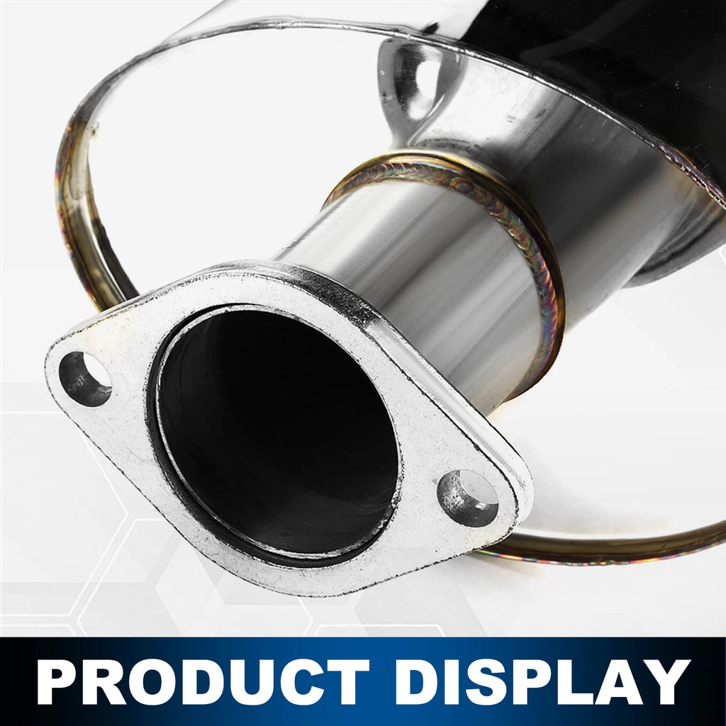 4" Exhaust Catback System Kit for Eclipse 2.4L (2006–2009) - Burnt Tip