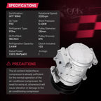 AC Compressor for Jeep Wrangler 1999, Grand Cherokee 1993–1998 4.0L
