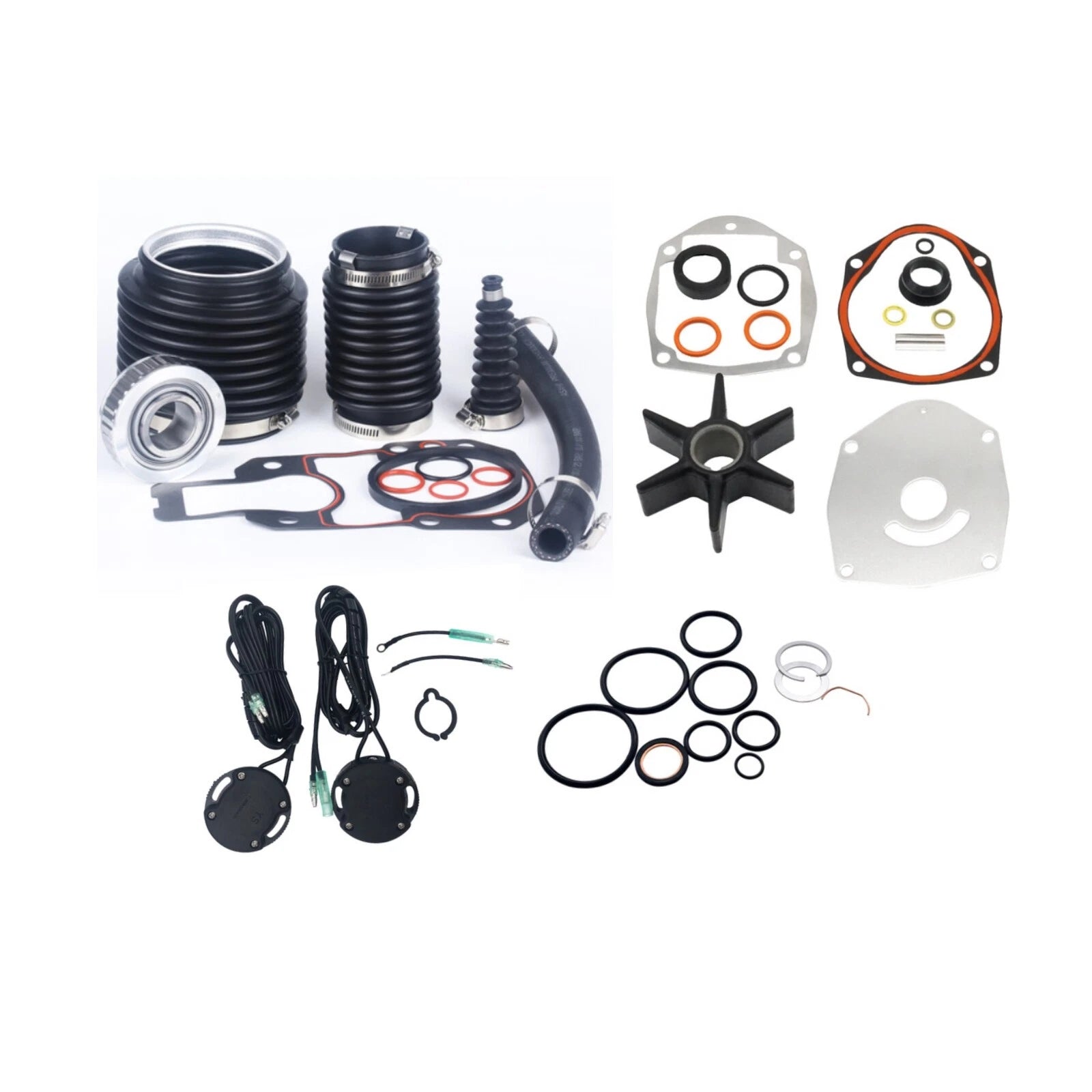Transom Seal Bellows Kit for MerCruiser Alpha One Gen 2 (30-803099T, 47-43026Q06)