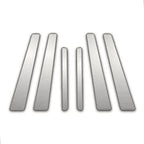 Chrome Pillar Post Covers 6 Piece for Mazda Protege (2000–2003)