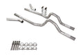 Dual Exhaust Kit 2.5" Corner Exit for GM C/K 10 1/2 Ton (1973–1980)