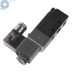 12V DC Direction Control Solenoid Valve 1/4 Inch 5 Way for Automotive