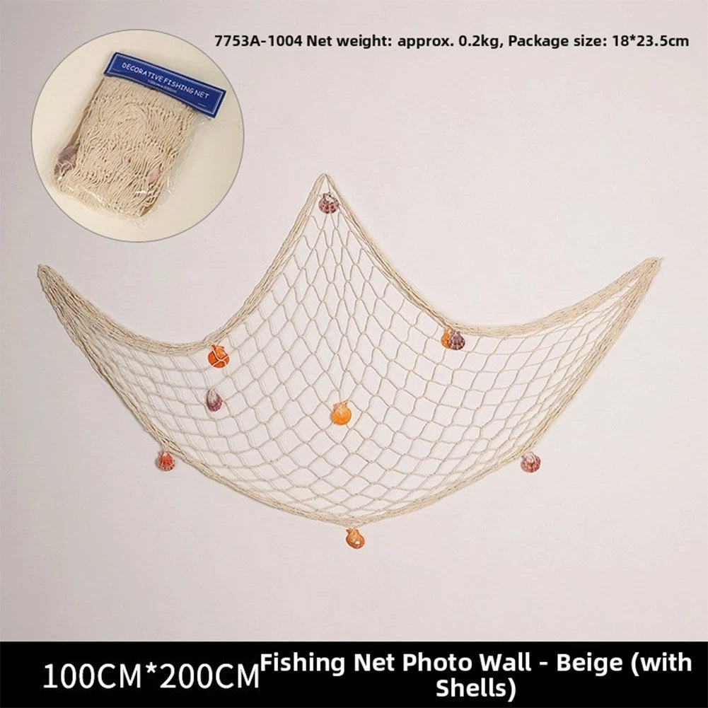 Fishing Net Wall Hanging for Room Decor