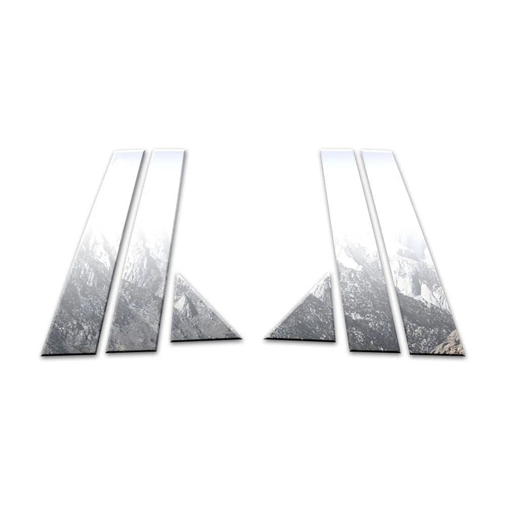 Pillar Post Covers Diamond Grade 6pc with Triangle for Jaguar XJ (2010–2019)