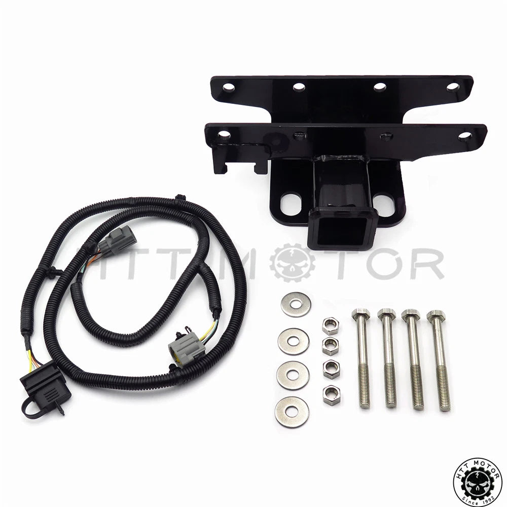 Trailer Receiver Hitch and Wire Kit for Jeep Wrangler (2007–2017)