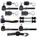 Set of 12 Ball Joint Tie Rod Ends for Ford F-150 4WD (1997–2003)