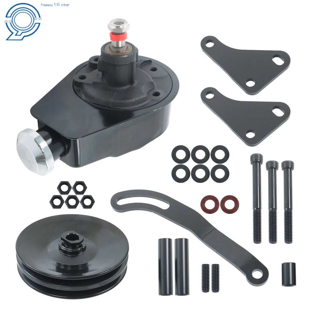 Power Steering Pump Bracket Pulley Kit for Chevy Small Block (1969–1986)