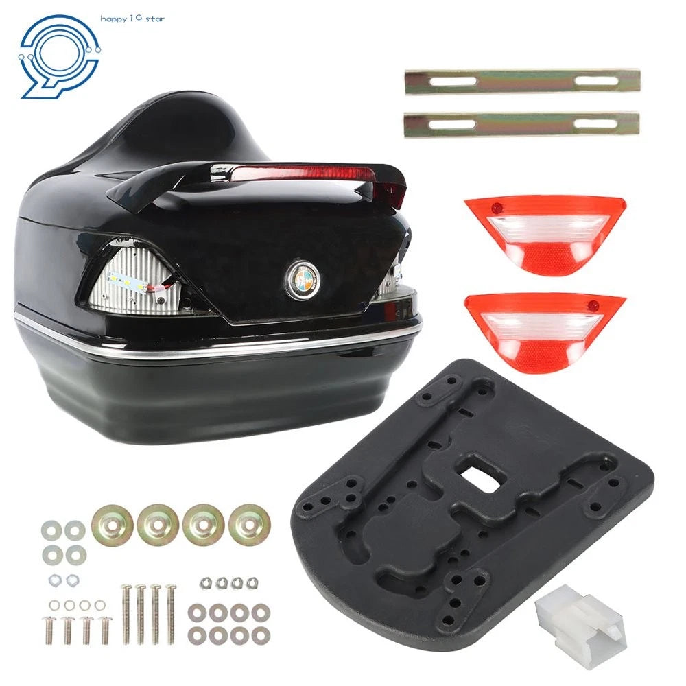28L Motorcycle Trunk Case for Scooter with Tail Light