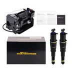 2X Air Suspension Shock + Air Compressor Pump for Cadillac Escalade (2002–2020)