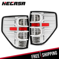 2X LED Tail Lights for Ford F-150 F150 (2009–2014) - Smoke/Clear
