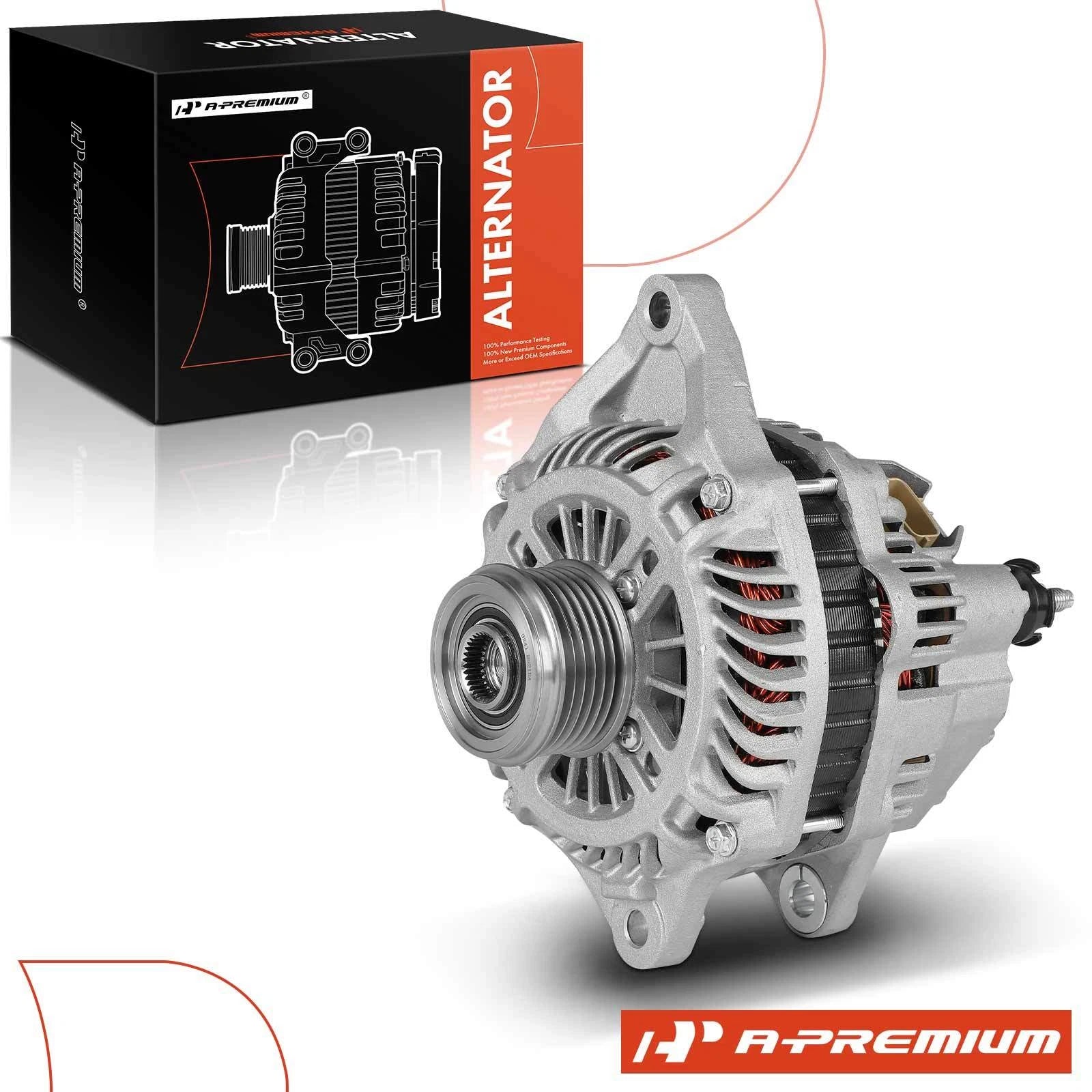 Alternator for Mitsubishi Lancer Outlander (2008–2010) 120A 6-Groove