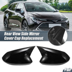 1 Pair Rearview Mirror Cover Overlay Gloss Black for Toyota Corolla (2020–2023)