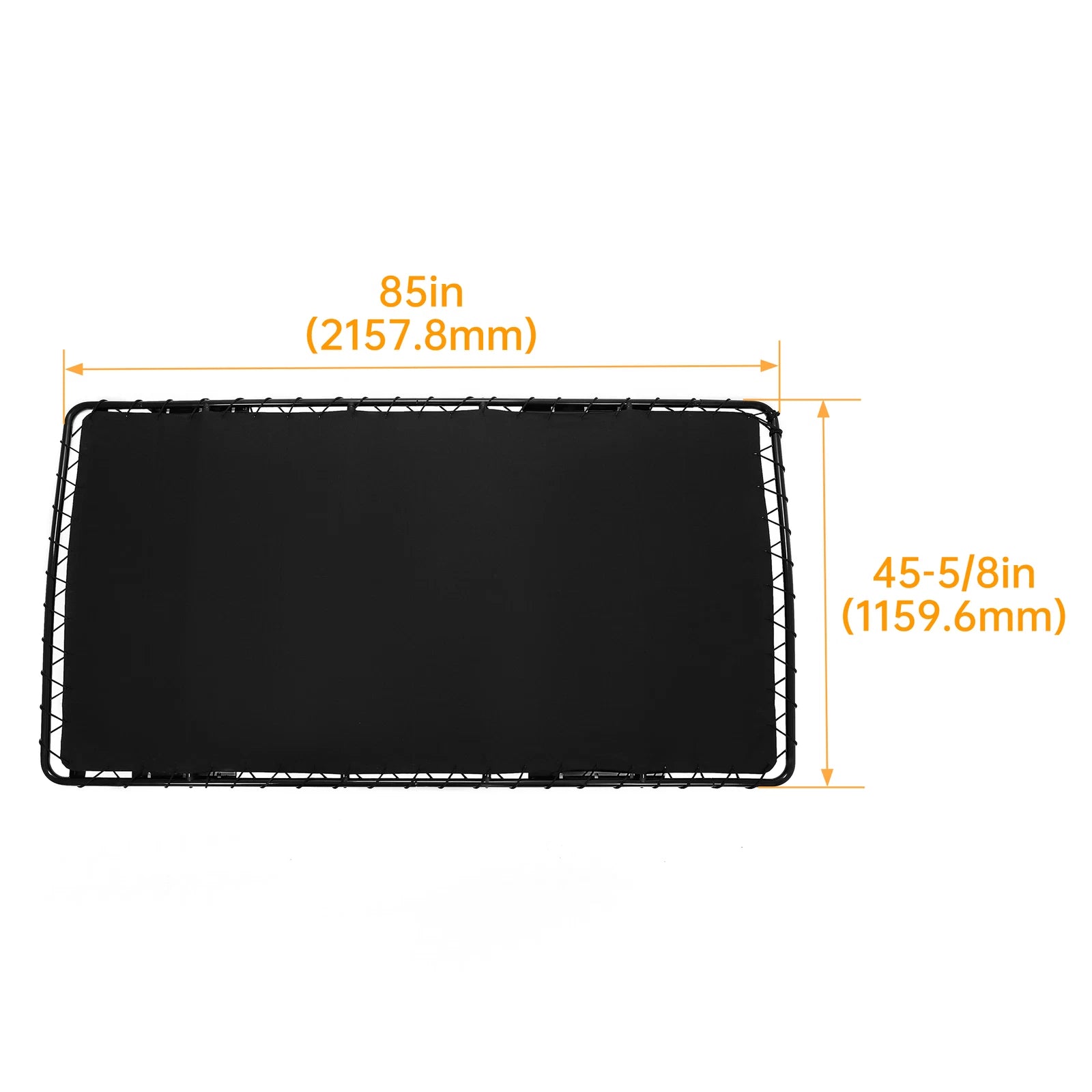 85" Tubular Canopy Roof for EZGO TXT 2-Seat Golf Cart (2000–2023)