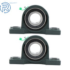 2 Pack Pillow Block Bearing UCP207-22 for UCP207 (1-3/8" Bore)