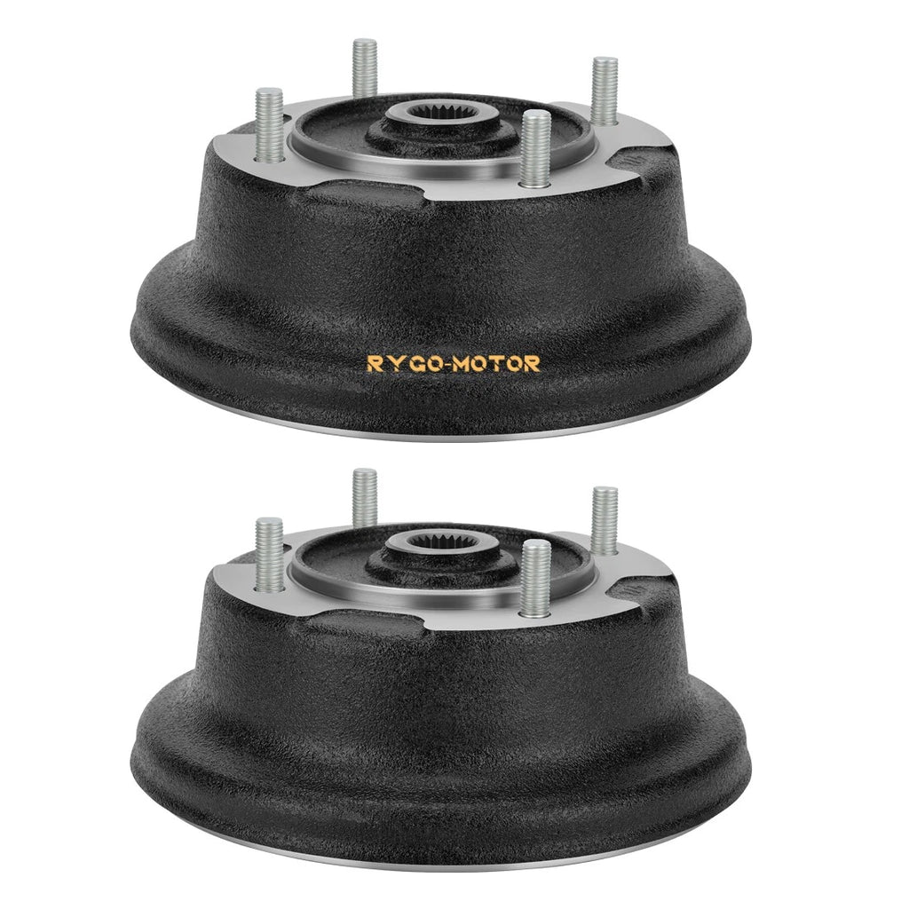 2X Front Brake Drum w/Bolts for Kawasaki KAF400 Mule 600 610 SX 4x4 XC