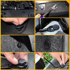 Set of 4 Fender Hood Door Bumper Trim Clips for Universal Fit (All Years)