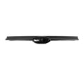 Replacement Black Plastic Front Upper Grille w/Emblem Indentation