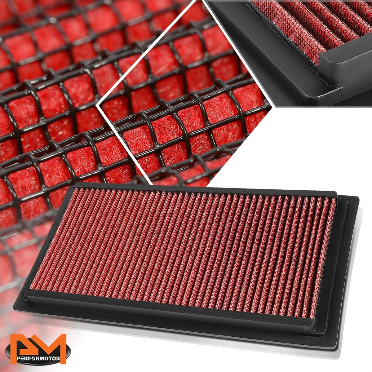 Reusable multilayer air filter panel for Jeep Compass/Patriot/Caliber (2007–2010)