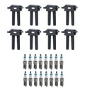 Set of 8 Ignition Coils & 16 Iridium Spark Plugs for 6.1L 6.4L V8 (2008–2021)
