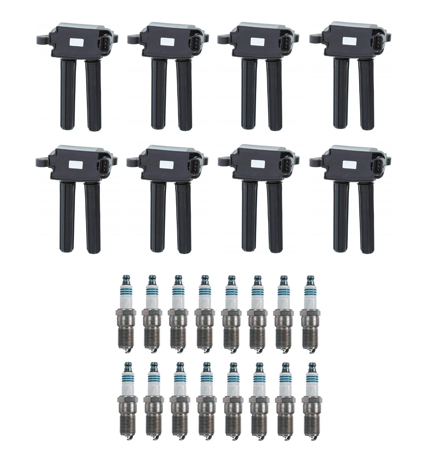 Set of 8 Ignition Coils & 16 Iridium Spark Plugs for 6.1L 6.4L V8 (2008–2021)