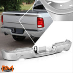 Rear Bumper for Dodge Ram 1500 (2009–2024) w/Dual Exhaust Cutouts, Sensor Holes
