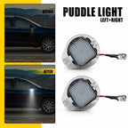 2X LED Under Side Mirror Puddle Lights for Jeep Cherokee (2014–2023) Dodge Dart (2013–2016)