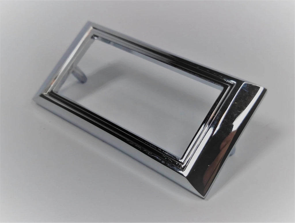 Chrome Metal Side Marker Lamp Bezel for Chevrolet Nova (1967–1968)