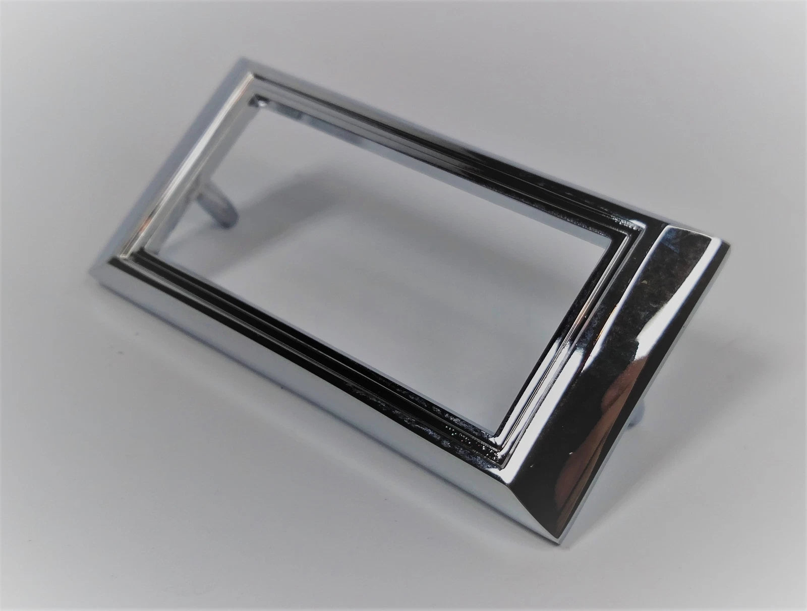 Chrome Metal Side Marker Lamp Bezel for Chevrolet Nova (1967–1968)