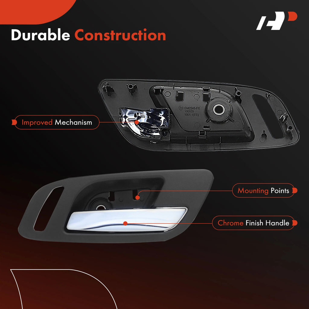 Set of 4 Interior Door Handles for Chevy Silverado 1500