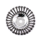 6 Inch Wire Wheel Brush for Lawn Mower Accessories (25.4mm)