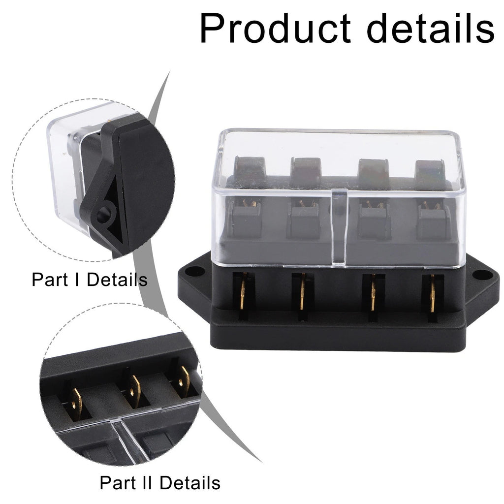 Inline Fuse Box Carrier for Various Vehicles (Compatible)