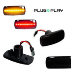 Amber Red Smoked Fender Side Marker Lights for RAM Double Wheel (2010–2018)