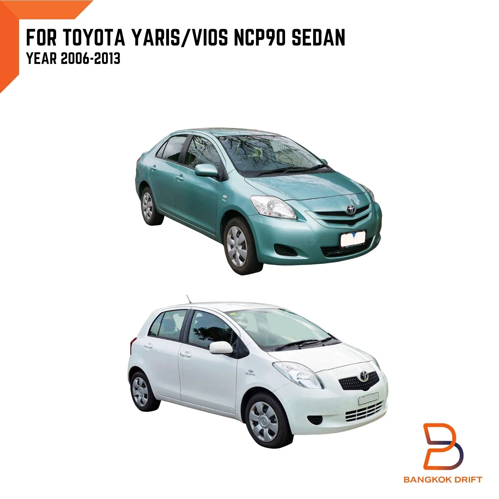 Hood Release Cable for Toyota Yaris Sedan (2007-2013) 184cm