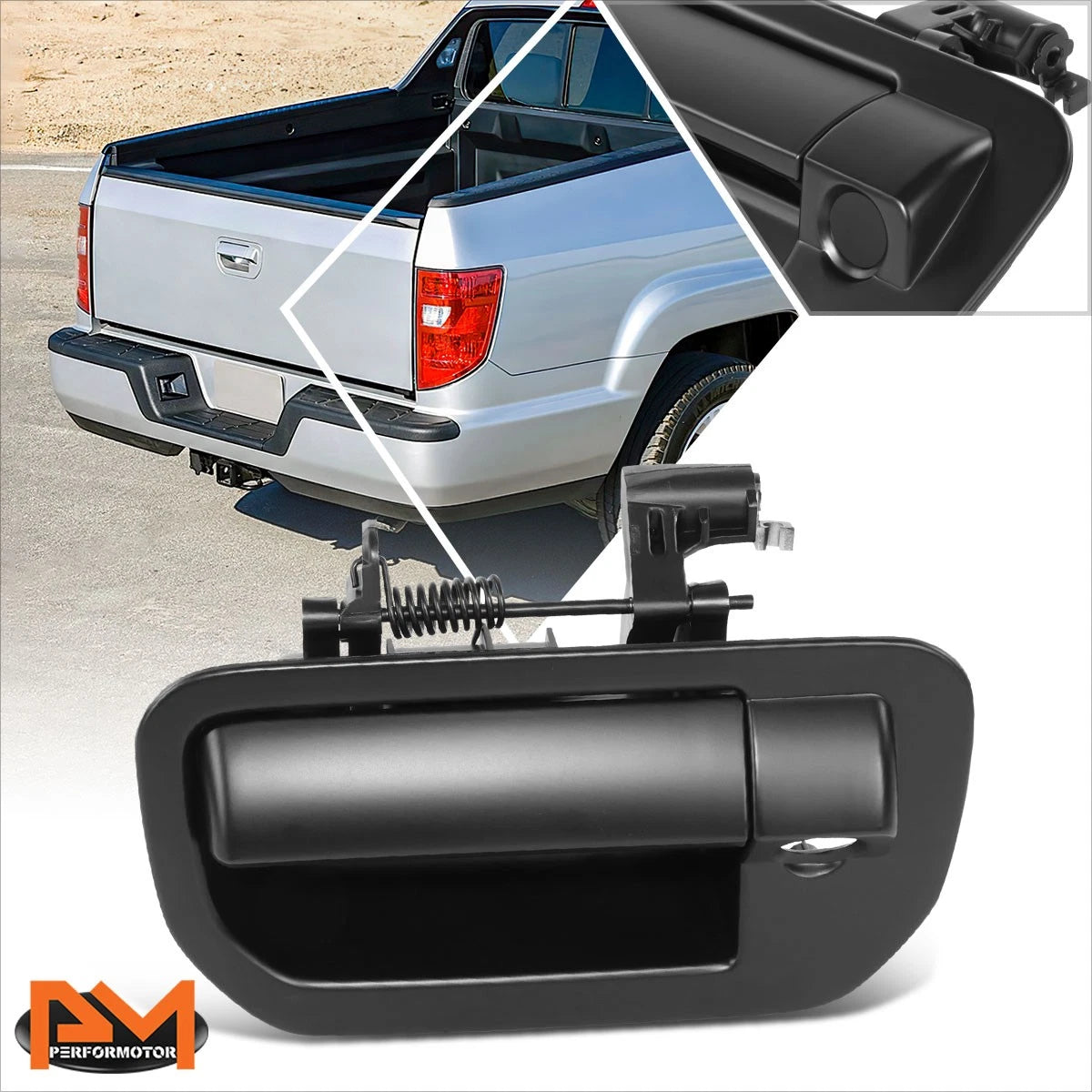 Rear Tailgate Handle w/ Camera Hole for Honda Ridgeline (2006–2014)