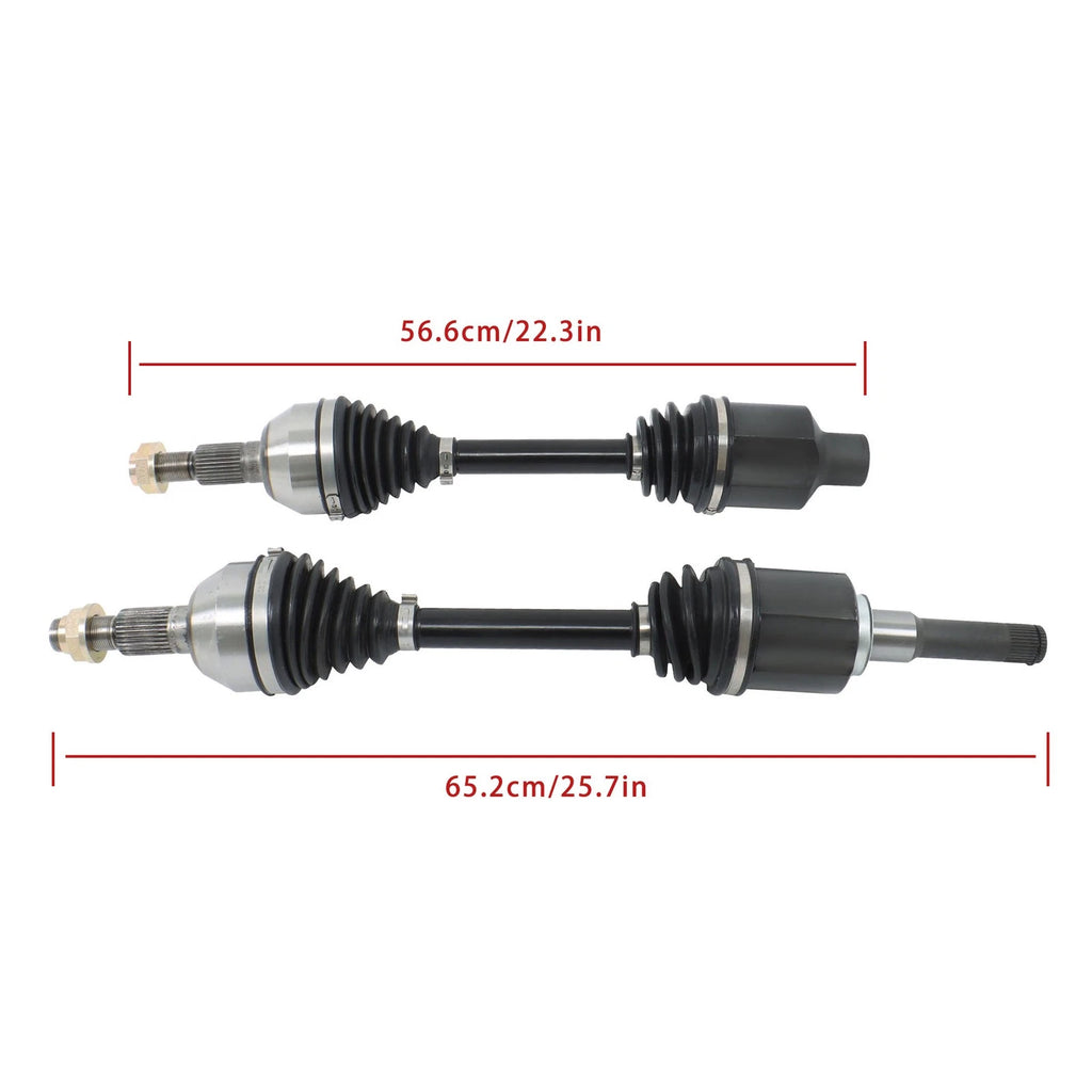 Set of 2 CV Axle Shafts for Chevy Equinox (2010-2017)