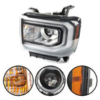 HID Xenon Headlight Projector with LED DRL for GMC Sierra 1500 (2016-2018)