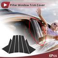 Door Pillar Window Trim for Hyundai Grandeur/Azera (2012–2017) Black