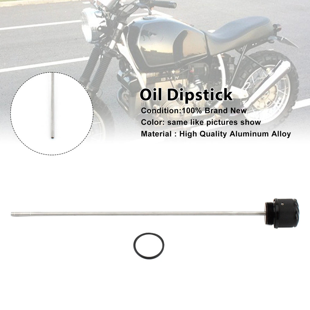 Oil Dipstick Plug for BMW R 45 65 80 100 (1978–1996) Black