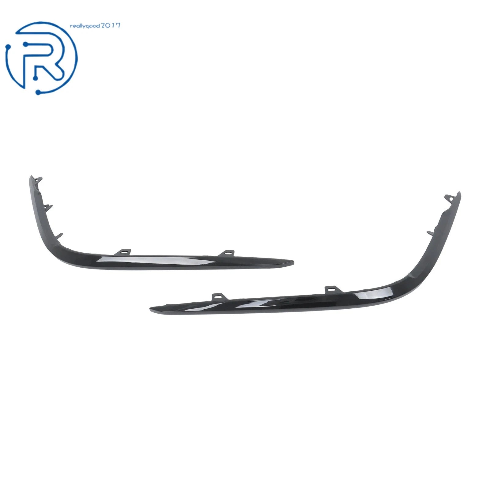 Gloss Black Bumper Face Bar Molding for Cadillac Escalade ESV (2021-2023)